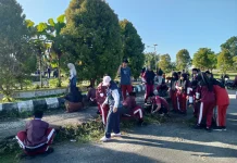 Aksi Goro Sekolah Rakyat Kaur di Apresiasi Dinas Lingkungan Hidup