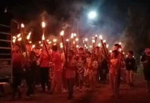 Pemuda Muhammadiyah Sekunyit gelar Takbir Keliling