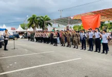 Polres Kaur Perketat Keamanan Malam Takbiran dengan Pola Humanis