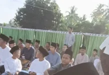 Ratusan Warga Muhamadiyah Melaksanakan Solat Idul Fitri tersebar di 7 Lokasi