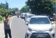 Kapolsek Turun Tangan, Kemacetan Laguna Mulai Terurai