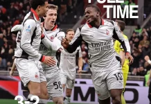 Liga Italia 2025/2026, Milan Menang 3-2 Atas Torino