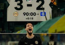 Comeback, Dortmund Menang 3-2 Atas Hambourg