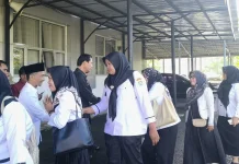 Jajaran Pemkab Kaur Melaksanakan Halalbihalal