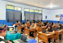 Hari Ketiga pelaksanaan TKA di SMPN 4 Kota Bengkulu Berjalan Lancar
