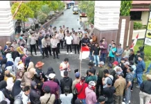 Aksi Unjuk Rasa Soroti Kasus Kekerasan Seksual Anak