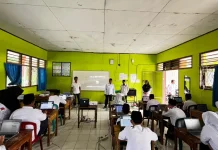 Pelaksanaan Tes Kompetensi Akademik MTsN di Kabupaten Kaur Berjalan Sukses
