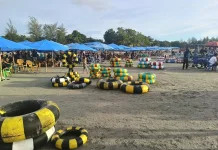 Usaha Sewa Ban di Pantai Zakat Menjanjikan, Tarif Terjangkau Jadi Daya Tarik