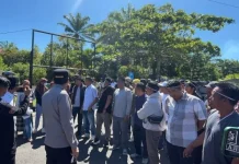 Kapolres Kaur Kawal Aksi, Tegaskan Komitmen Humanis
