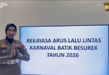 Polresta Bengkulu akan Terapkan Rekayasa Lalu Lintas Karnaval Batik Besurek 2026