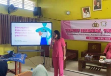 Ketua Bhayangkari Kaur Edukasi Siswa SMPN 1 Terkait Pencegahan Kekerasan Seksual