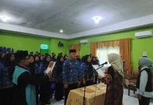 Kepala BKD PSDM Kaur Melantik 52 Pejabat Fungsional Pemkab Kaur