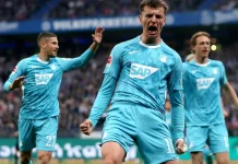 Pekan ke-31 Liga Jerman 2025/2026, Hoffenheim Kalahkan Hambourg 2-1