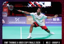 Thomas Cup 2026, Alwi Kalah, Indonesia Kembali Tertinggal 1-2 Dari Thailand