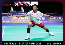 Ubed Menang, Indonesia Menang 3-2 dari Thailand di Thomas Cup 2026