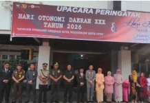 Wakil Bupati Kaur Pimpin Upacara Hari Otonomi Daerah