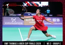 Uber Cup 2026: Kadek Dhinda Kalah, Indonesia Tertinggal 1-2 dari Taiwan