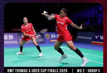 Rachel/Febi Menang, Indonesia vs Taiwan 2-2 di Uber Cup 2026