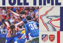 Liga Champions 2025/2026 : Atletico vs Arsenal Berakhir Imbang 1-1