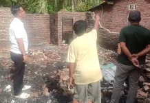 Mardianto Kunjungi Korban Kebakaran Tanjung Beringin Kaur