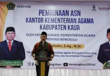 Kungker ke Kaur Kakanwil Kemenag Bengkulu Tekankan ASN Lawan Berita Hoax