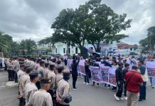 GERBAK Gelar Aksi Damai di Kantor Gubernur Bengkulu