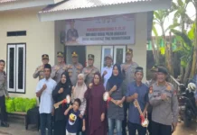 Polda Bengkulu Resmikan Program Bedah Rumah dan Bakti Sosial