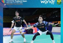 Leo/Daniel ke-16 Besar Thailand Open 2026