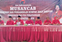 PAC PDI Perjuangan Kabupaten Kaur Dikukuhkan.