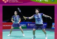 Apri/Lanny Menangi Laga Perang Saudara di Babak 32 Besar Malaysia Masters 2026