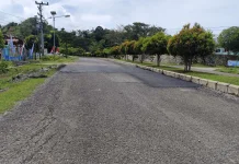 Dinas PUPR Kaur Rehabilitasi Ruas Jalan Perkantoran Padang Kempas