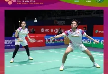 Adnan/Indah Susul Bobby/Melati ke-16 Besar Malaysia Masters 2026
