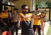 Polres Seluma Gelar Latihan Menembak untuk Tingkatkan Keterampilan Personel