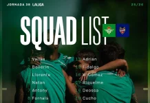 Prediksi Real Betis vs Levante di Laga Pamungkas Liga Spanyol 2025/2026