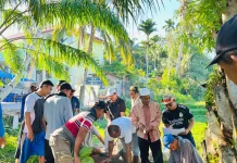 MI IT Nurul Haq Kaur Potong 3 Ekor Sapi Qurban