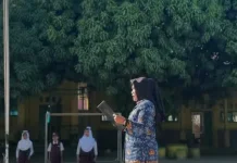 SDN 1 Kaur Melaksanakan Upacara Hari Lahir Pancasila