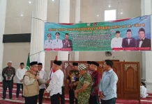 Polres Kepahiang Kawal Kepulangan Jemaah Haji, Momen Haru Pertemuan keluarga