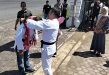 Penyambutan Wakapolda Bengkulu Tampilkan Kearifan Lokal dan Semangat Judo