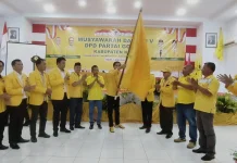 Hasil Musda Gusril Pausi Kembali Memimpin Ketua DPD Golkar Kaur