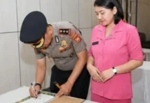 Wujudkan Polri Presisi, Kapolres Kaur Teken Pakta Integritas