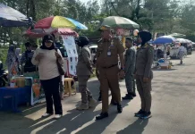 Menjelang Puncak Festival Tabot , Satpol PP Intensifkan Penataan Kawasan Pantai