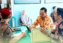 Tim Kanwil Kemenag Provinsi Bengkulu Supervisi Ke KUA Tanjung Kemuning