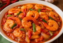 Resep Udang Saus Padang, Menu Seafood Rumahan dengan Rasa Pedas Gurih