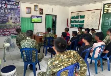 Kodim Bengkulu Selatan Rutin Nobar Piala Dunia