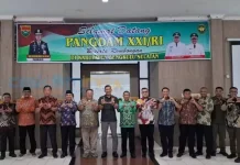Sambut  Kunjungan Pangdam XXI/Radin Inten Pemkab Bengkulu Selatan Ramah Tamah