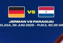 Prediksi Pertandingan Jerman vs Paraguay di Babak 32 Besar Piala Dunia 2026