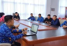 Pemda Kaur Mengikuti Rakor Pengendalian Inflasi  Secara Daring