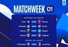 Liga Italia Serie A 2026/2027 Mulai Agustus 2026
