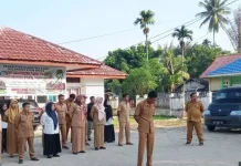 Pimpin Apel Camat Kaur Utara Sampaikan Pesan Terkait Kedisiplinan