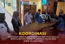 KPU Kabupaten Kaur Koordinasi Dengan Dukcapil Kaur, Bahas Pleno PDPB Triwulan II